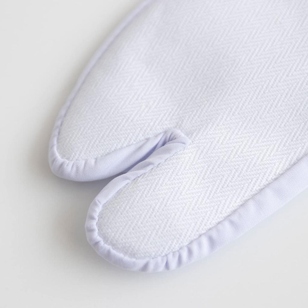 Fukusuke White Tabi Socks with 4 Kohaze Tabi Socks for Women [KYOETSU] Japanese-made (27.5)