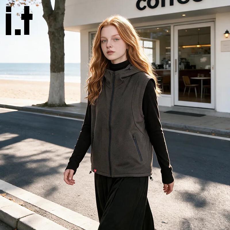 :CHOCOOLATEit Women's Outdoor Tech-Style Hooded Vest