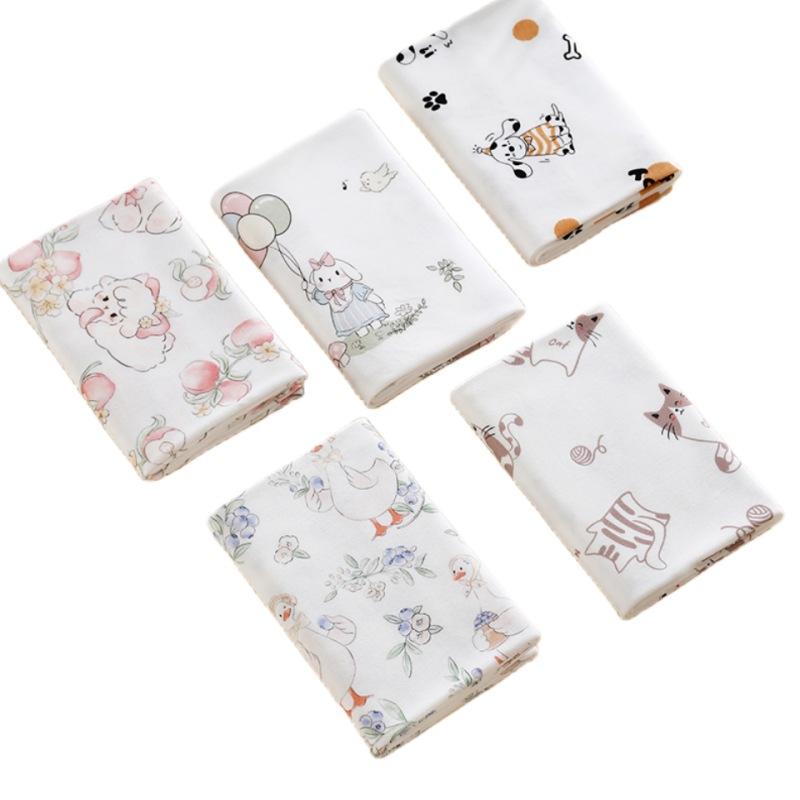 Package Single Class A Pure Cotton Newborn Baby Thin Towel Holding Quilt Newborn Baby Delivery Room Cloth Swaddle Towel Baby Quilt