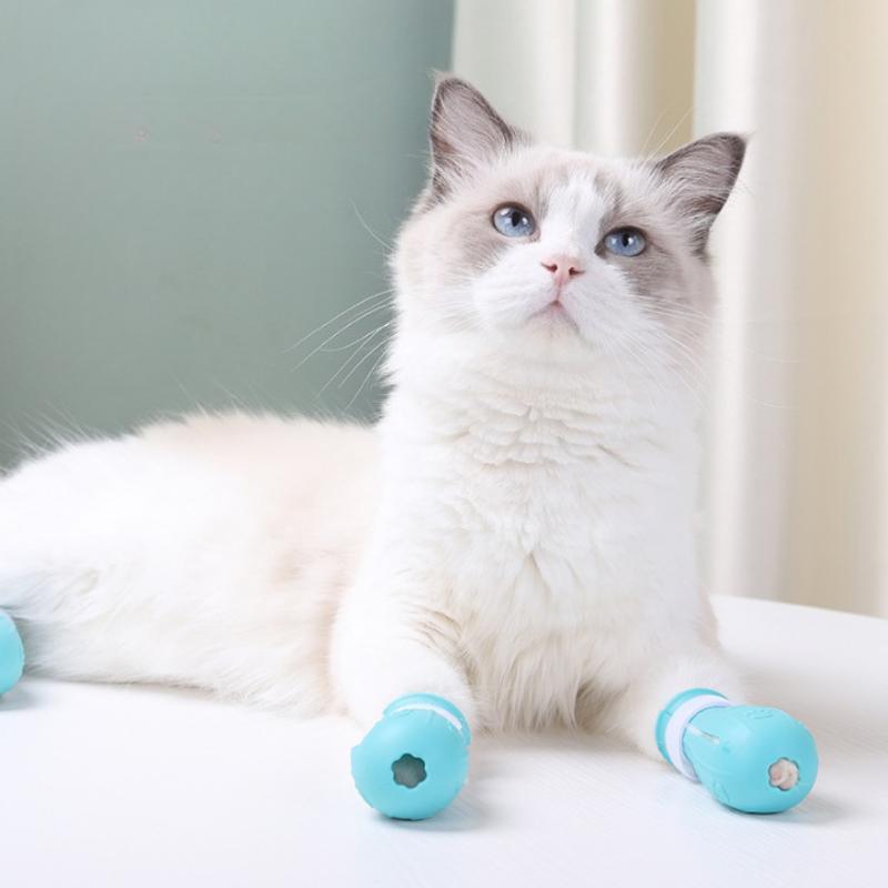 Anti-scratch Cat Paw Covers Adjustable Cat Foot Covers for Bathing Pet Products Accessories Cat Washing Bags Pet Foot Covers