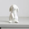 Cute Rabbit Figurine Simple Animal Sculpture Nordic Style Rabbit Model  Easter