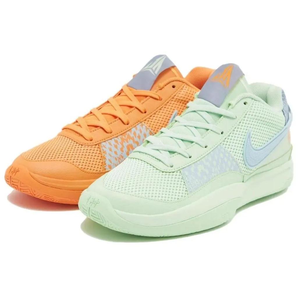 Nike Ja 1 EP Mismatched Men Sneakers Multi-Color Bright-Mandarin Vapor-Green FV1288-800