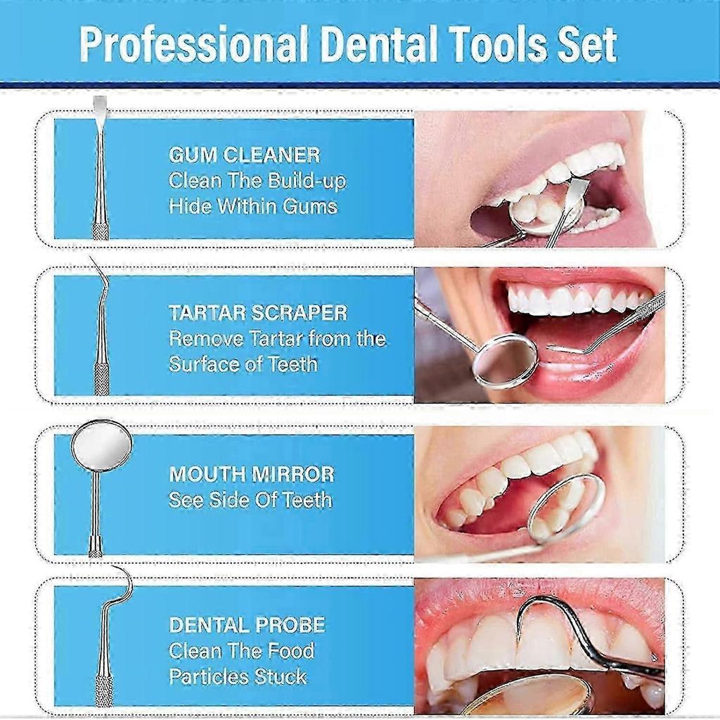 ערכת תיקון שיניים זמנית 4 ב-1 – כלי מילוי שיניים ותיקון חורים לשימוש חירום