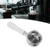 58mm Coffee Bottomless Portafilter Stainless Steel with 58mm Filter Basket Easy to Clean Coffee Machine Accessory for  