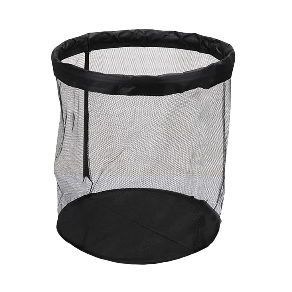 Ball Bin Ball Basket Portable Container Box Organizer Basket Net for Outdoor Garden Garage Sports Pool Deck Outside