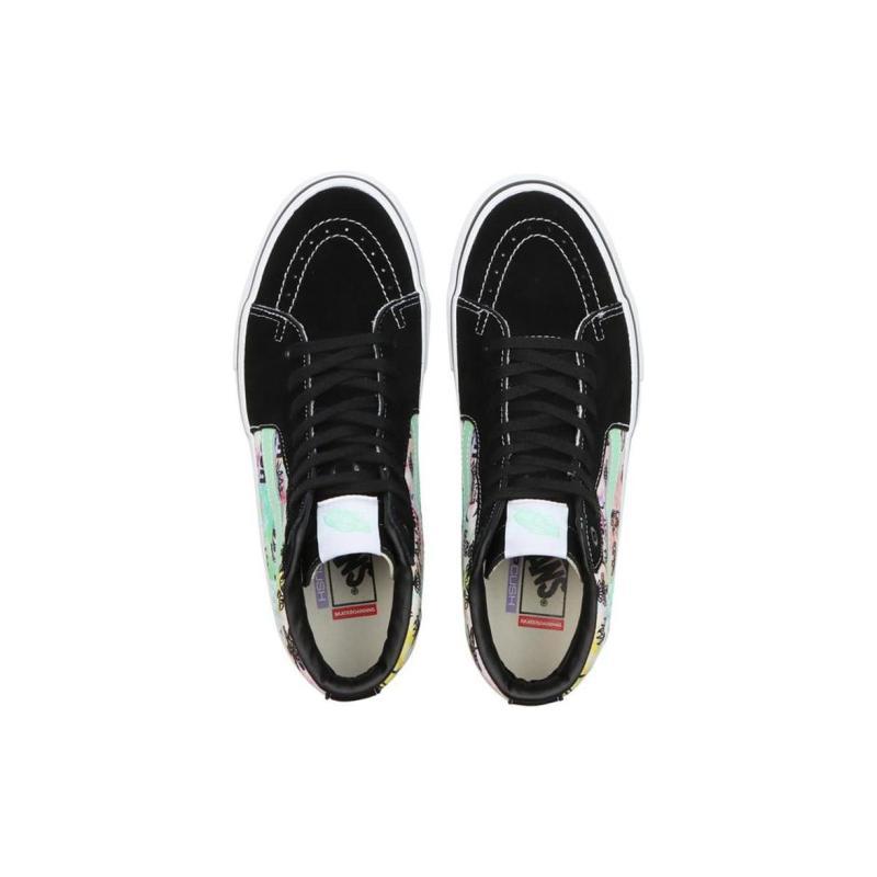 Vans Skate Sk8 Hi Shroom Doom Black Green Vans VN0A5FCCAPI