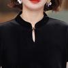 Mom's 2026 New Style Spring Autumn Velvet Tang Suit Shawl Jacket for Middle-aged Women