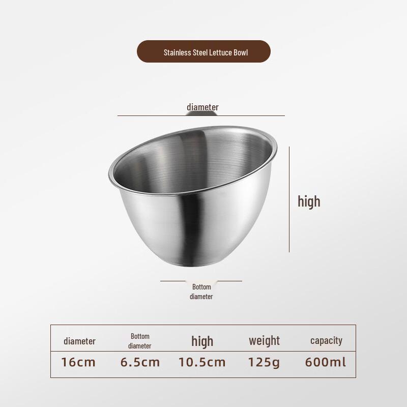 ZISIZ Commercial Gold Slanted Serving Bowl Set