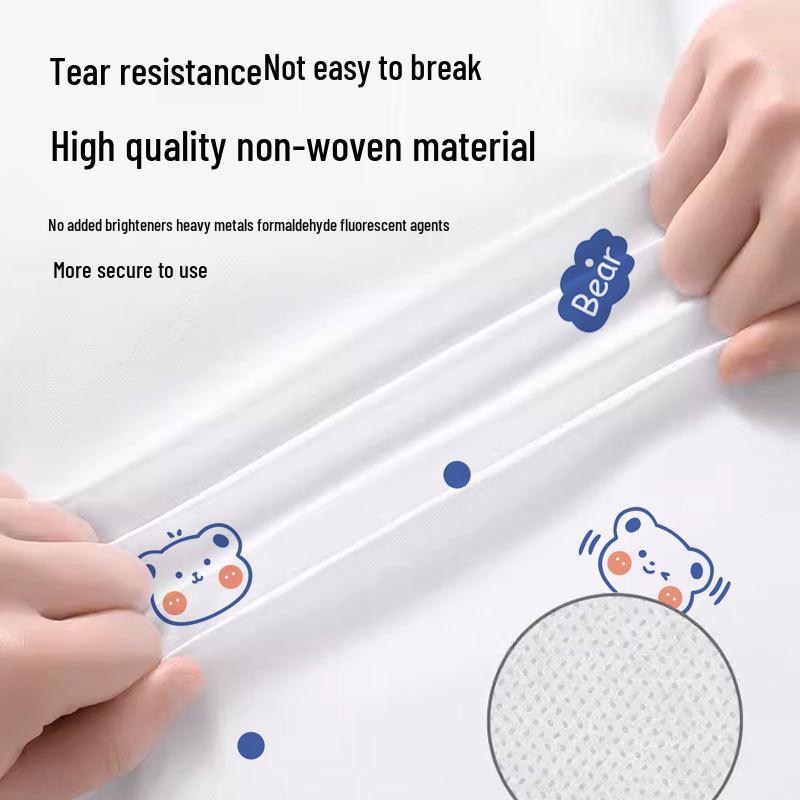 Disposable Travel Bed Sheets & Duvet Cover Set - Thickened, Portable, 4-Piece Bedding for B&B Hotel.