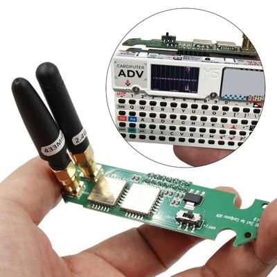 For M5Stack Cardputer RF Module 2in1 CC1101 and NRF24 Compatible with For Bruce Firmware for Sub GHz and 24G Signal Transmission