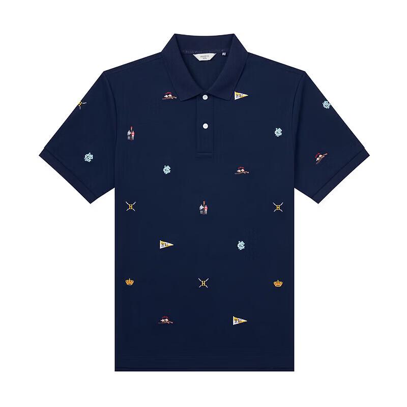 HAZZYS Men's 2025 Summer Short Sleeve Polo Shirt