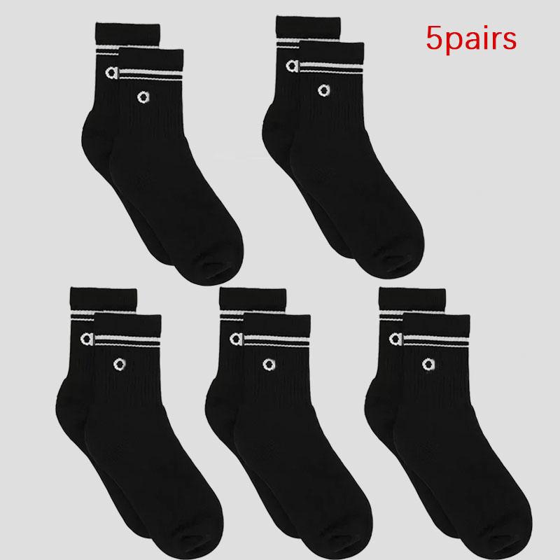 4 Pairs Cotton Female Yoga Sports Sock, Medium Long Socks, Pilates Fitness Sports Four Seasons High Quality Women's Yoga Sock