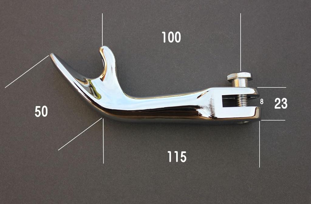 Dolphin Stand External 100mm Aluminum Alloy Side Stand