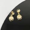 Pearl Mosquito Coil Disc Ear Clips: No-Pierce, Elegant French-Style Earrings for Women