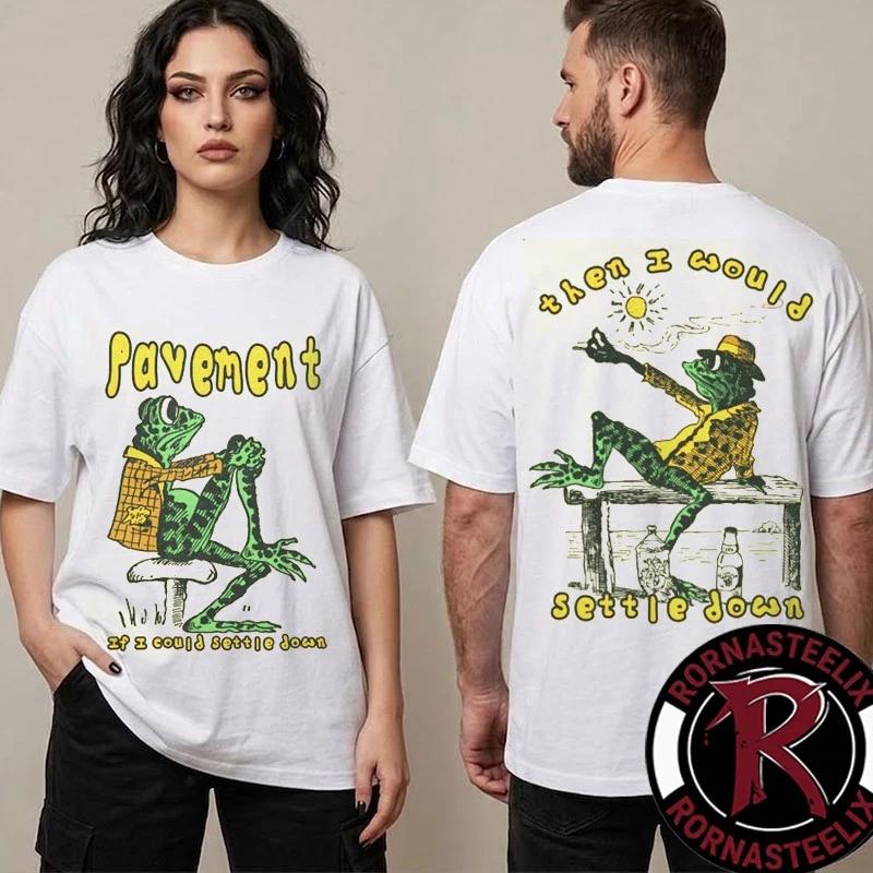 Pavement Settle Down Unisex T Shirt Two Sided M