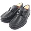 Excellent Loafers Vala Black Leather Mens 6 673838 Used