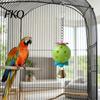 Bird Cage Parrot Foraging Ball Toy, Plastic Hollow with Bell, Bell Toy Enrichment for Lovebird Budgie Cockatiel Conure