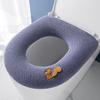 Newest Thicken Toilet Seat Cover Mat Winter Warm Soft Washable Mat Seat Case Toilet Lid Pad Bidet Cover Bathroom Accessories