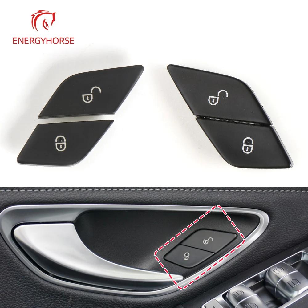 Car Interior Central Door Lock Unlock Switch Button Cover For Mercedes Benz C EQC GLC V Class W205 N293 W253 W447 2059055251