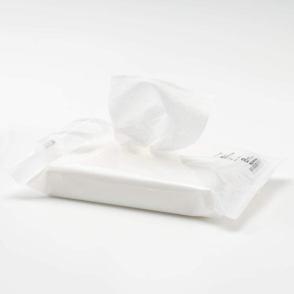 MUJI Floor Mop Replacement 200mm X Pack of 20 Sheets, 300mm, Wet, 02526276,