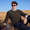 Antonio Yak & Wool Blend Crew Neck Sweater