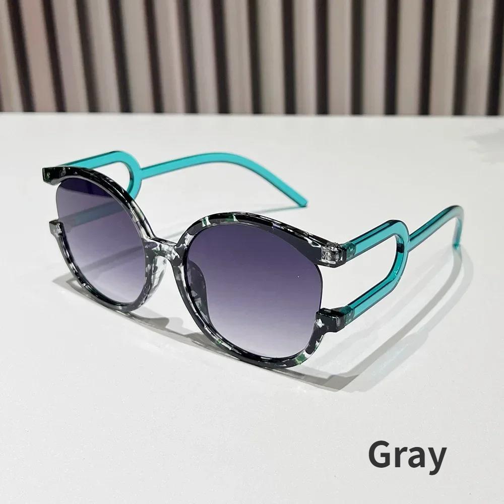 

Женские солнцезащитные очки «кошачий глаз» высокого качества, модные ретро-модные солнцезащитные очки одинакового цвета, солнцезащитные очки для путешествий, уличные фотооттенки as picture