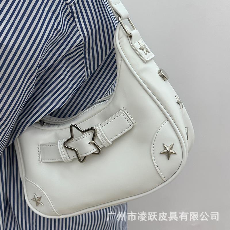 Casual Crescent Bag New Versatile Casual Fashion Shoulder Bag Star Spice Girl Underarm Bag Women