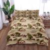 18Bc Retro Hunting Bed Linen Set King Queen Double Full Twin Single Size Duvet Cover Set