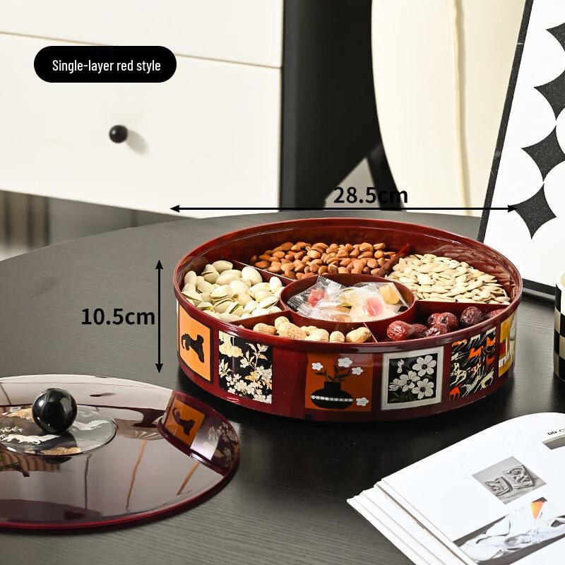 Rotating Sealed Dried Fruit Snack Tray
