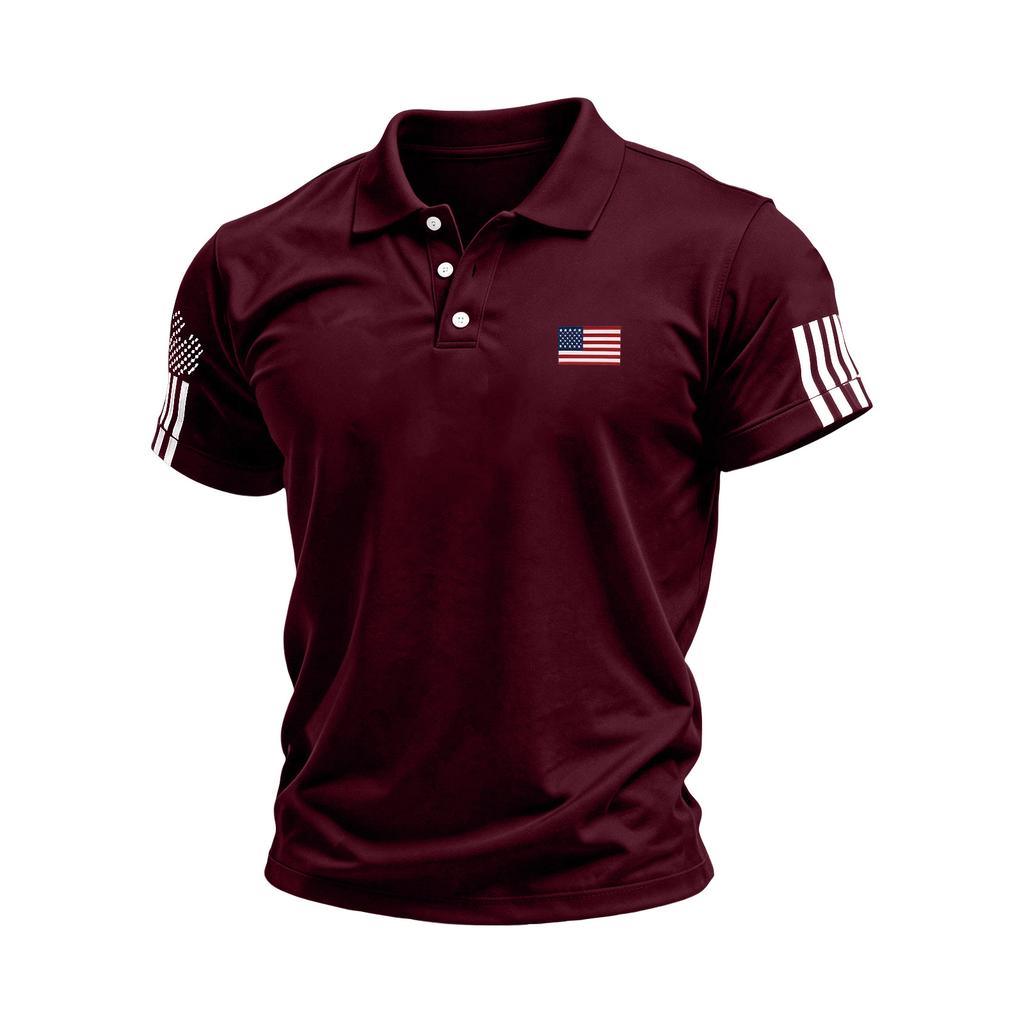 Men's Summer Print Short Sleeve Lapel Shirt Men's Casual Fashion Shirt