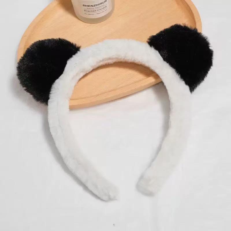 Adorable 2024 Cartoon Hair Tie & Plush Headband Set for Women - Cute Hair Accessories & Gift