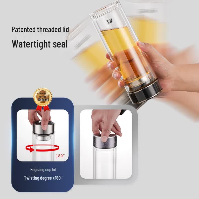 Fuguang High Borosilicate Glass Water Bottle