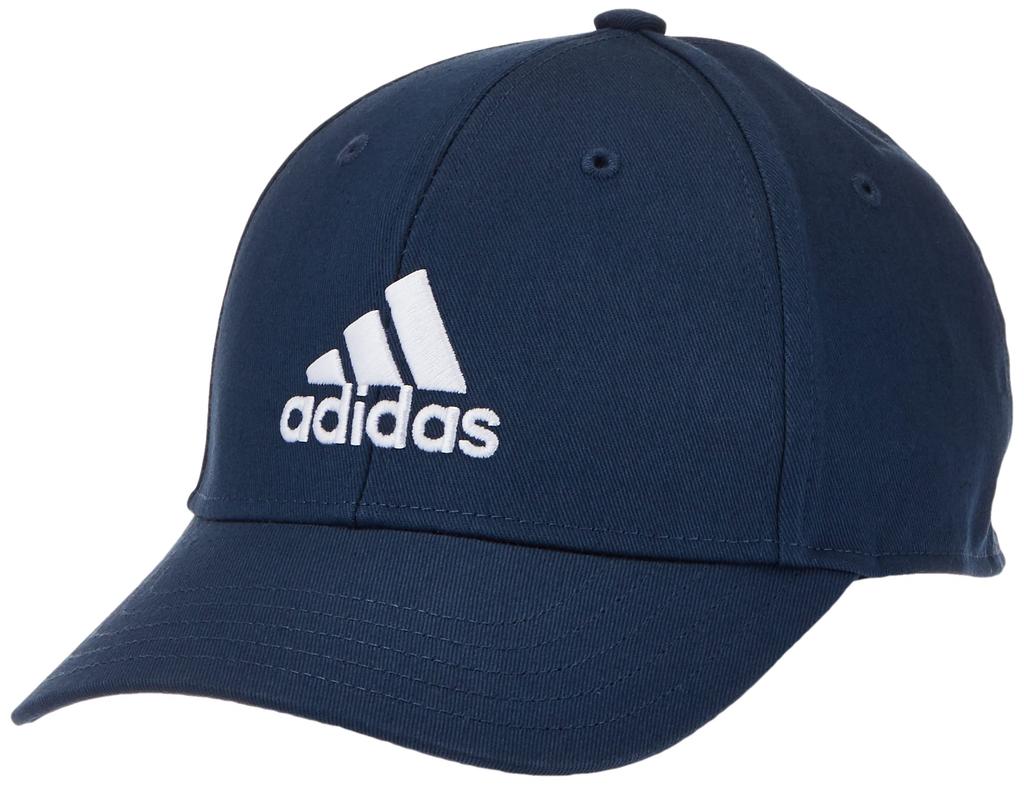 Adidas GNS10 Baseball Cotton Crew Size cm Men's Cap, Navy/Crew Navy/White (GM6273), 54.0-57.0
