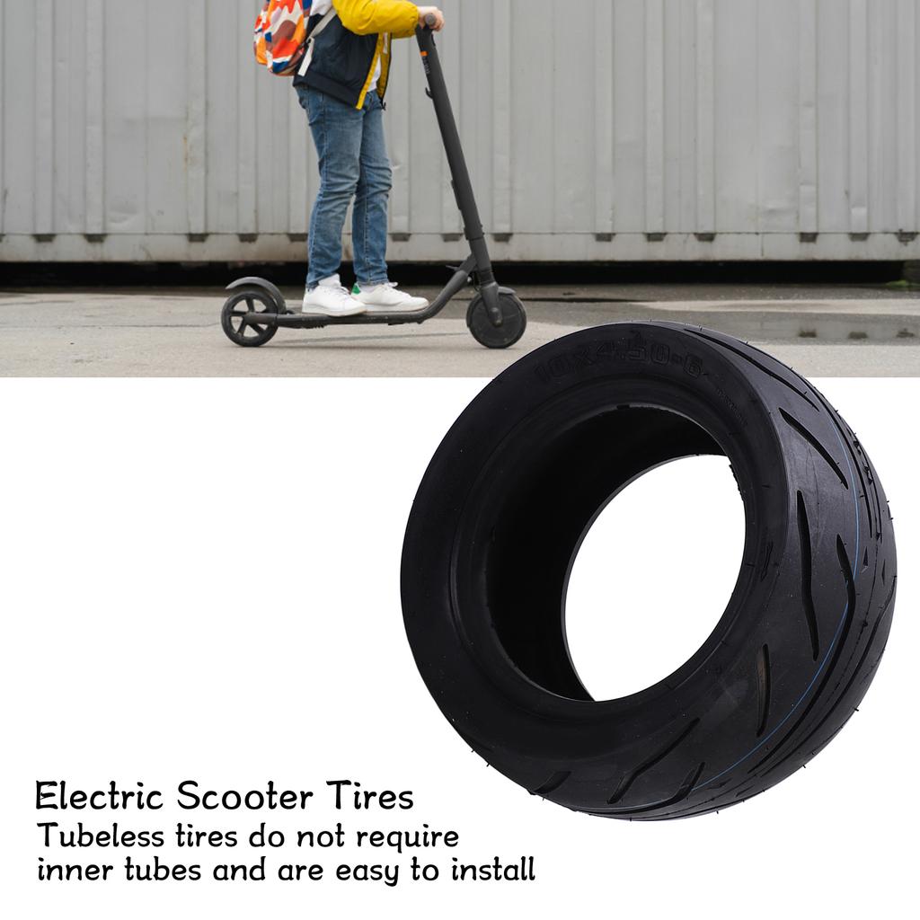 10 Zoll Elektroroller Reifen 10x4.50 6 Elektroroller Schlauchloser Gummi Reifen Ersatz
