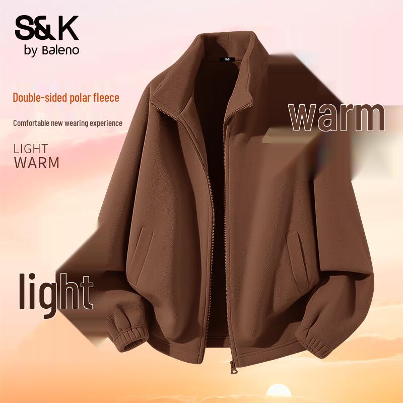 Baleno Men's Heavyweight Double-Sided Fleece Lined Winter Jacket