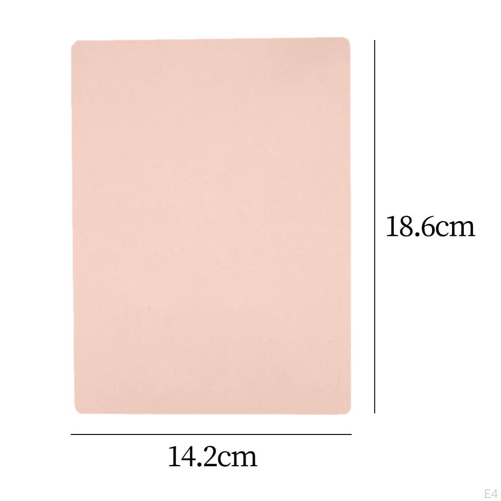 Blank Silicone Practice Skin Stencil Flexible Double Sided Portable Realistic Feel