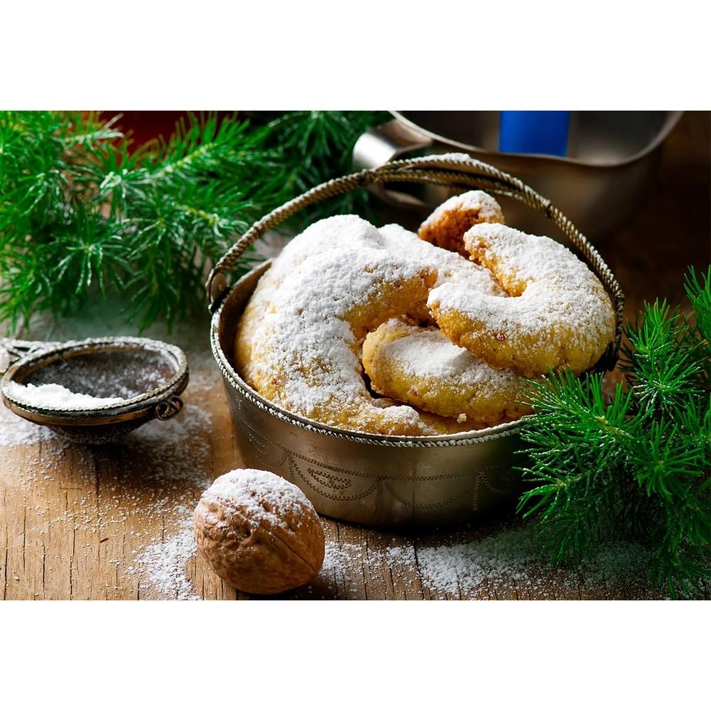 Forma do pieczenia ciastek mini rogalików silikonowa brązowa rogaliki SILLINIE ORION 151761