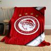 Olympiacos Logo Design Blanket print blanket soft and cozy perfect for the living room bed sofa or a nap,gift