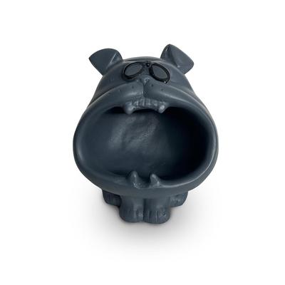 Harz Hundeförmige Heimdekoration | Niedliches und stilvolles Design - (Packung mit 1, Grau)