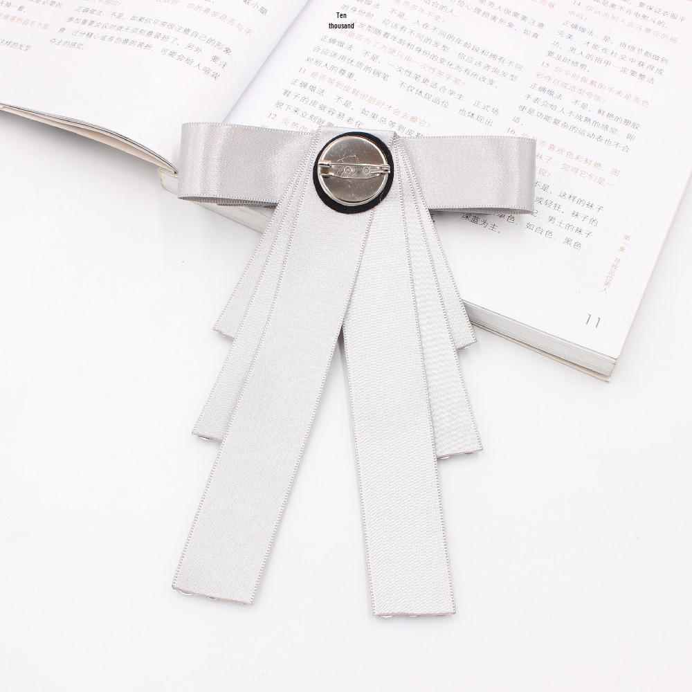 Starry Cat European Style Side-Drilling Lapel Flower Bow Tie - Elegant Wedding Shirt Accessory (TS208)