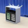 Miniature Trash Can 1/12 Scale Doll Mansion Accessories Realistic Tiny Outdoor Trash Bin for Imaginative Play Collectors