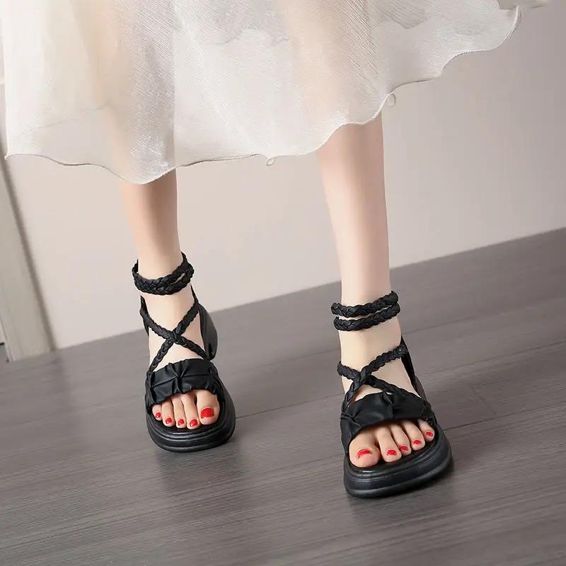 Fashion Platform Roman Style Anti Slip Hot Sandals for Women Comfort Original on Offer The Best 2025 Luxury Summer Sale Vip Woman Shoes