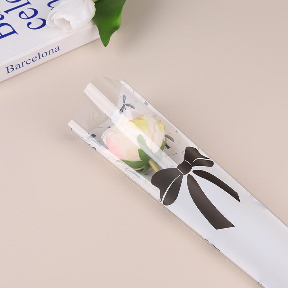 50pcs Romantic Bouquet Packaging Bags Bow Flower Arrangement Bags  Shop Packaging Materials