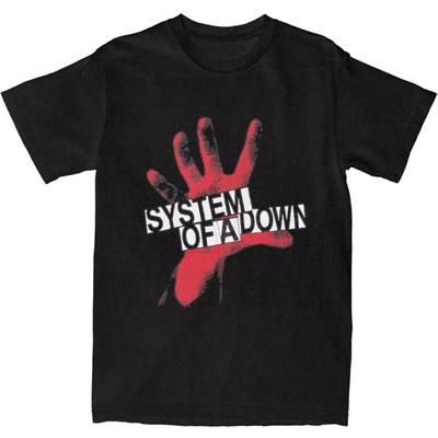 System of A Down TShirts Summer Musical Funny Logo Awesome T Shirt Cotton Hip Hop Tshirt for Mens Short Sleeve Casual Top Tees