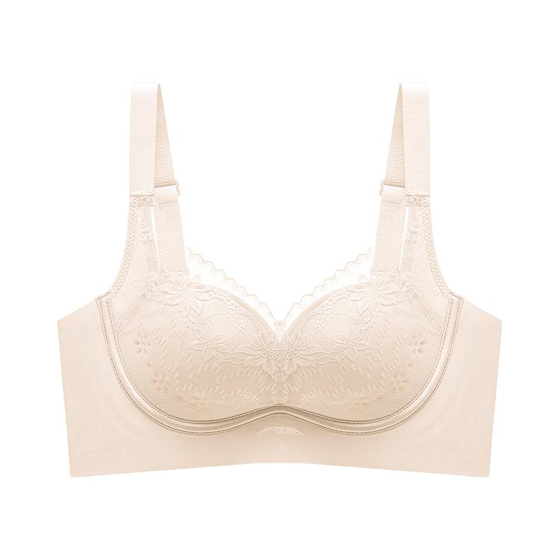 Non Steel Ring Bra Women's Adjustable Bra Women's Gathering Thick Collection Accessory Bra Anti Sagging Bra