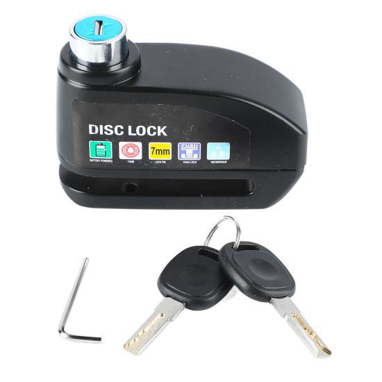 

Велосипедная сигнализация с дисковым замком, охранная сигнализация, дисковый тормоз, оборудование для езды на горном велосипеде, электромобили, черный цвет