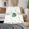 1pc Slytherin Serpent Constellations Cartoon Blanket,Portable Throw for Travel & Camping, All Season Cozy Blanket,Ideal Gift
