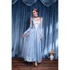Halloween Costume Anime Cosplay Costume Frozen Elsa Fairy Tale Princess Long Dress Dress