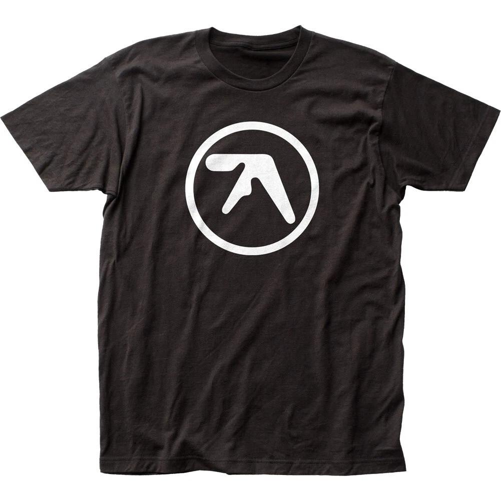 Aphex Twin Logo Pánske tričko Rock N Roll Kapela Klasické koncertné tričko Nové Čierne