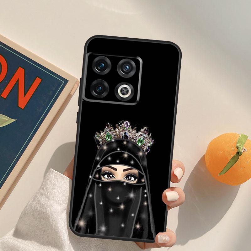Muslim Islamic Girls Arabic Hijab Case For OnePlus 15 13 12 11 13R 12R 10T 8T 13T OnePlus Nord 5 CE 3 2 4 Lite N20 N30 Cover